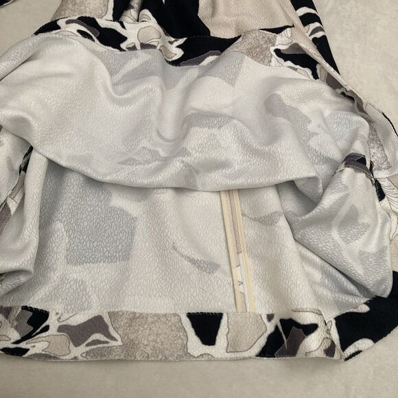 Natori Amaryllis Jacquard Dress SIZE 14 Belted Fit Flare Pockets Party Wedding - Picture 7 of 14